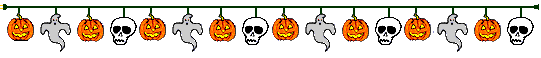 halloween themed divider