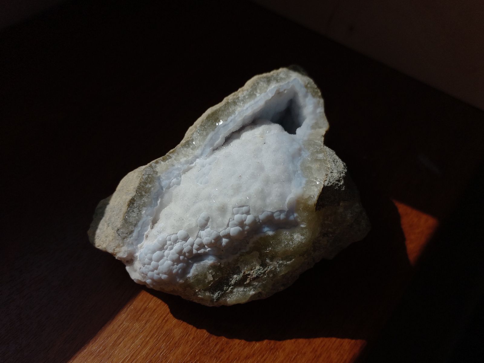 baby blue chalcedony