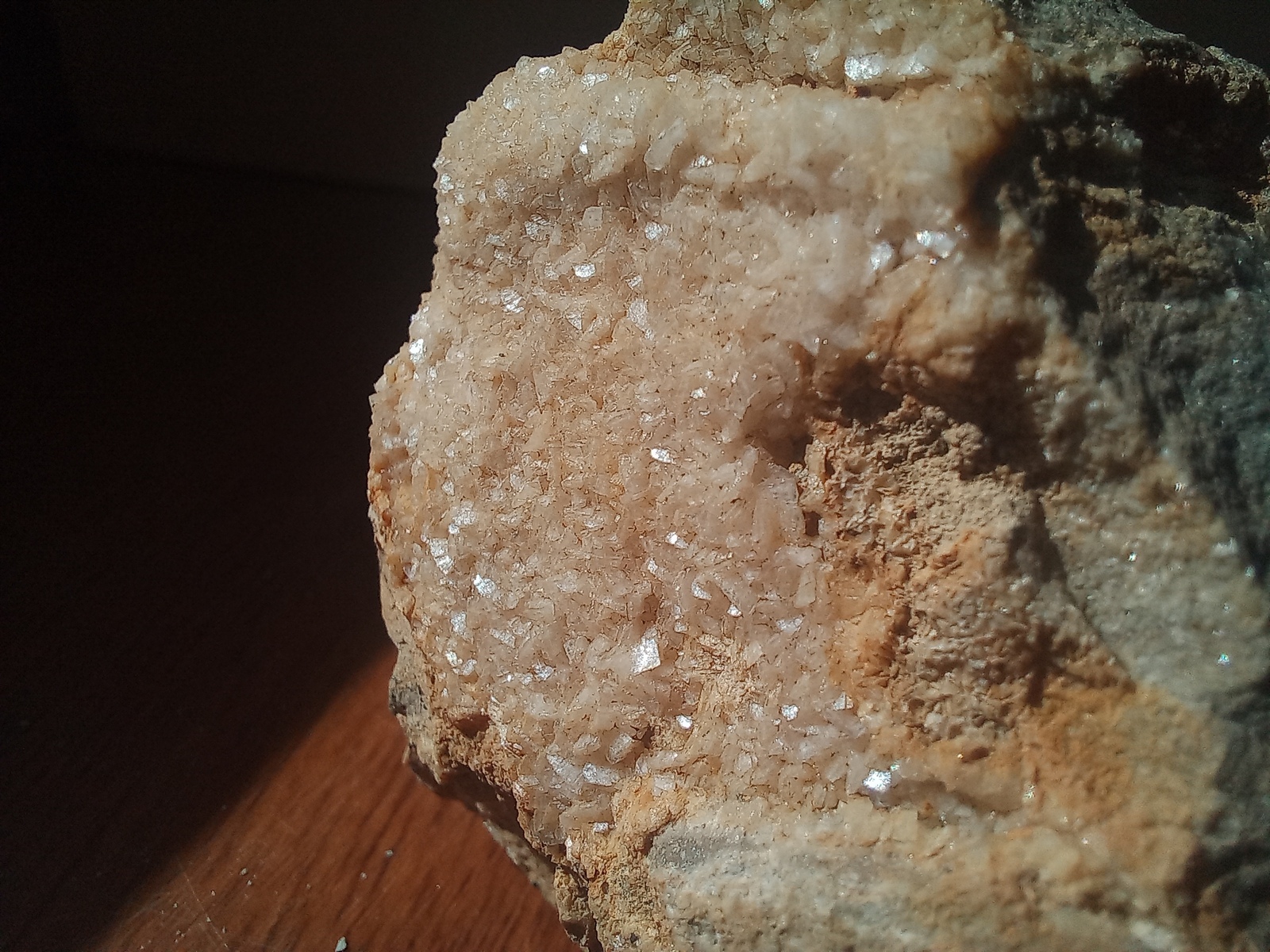 close up of the crystals