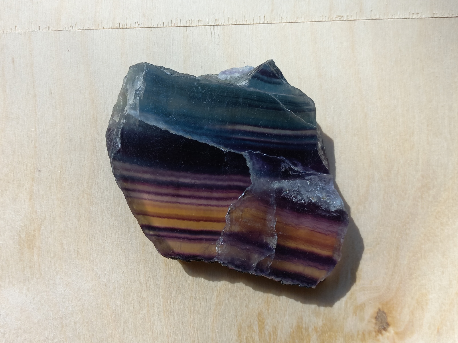 fluorite on the ground