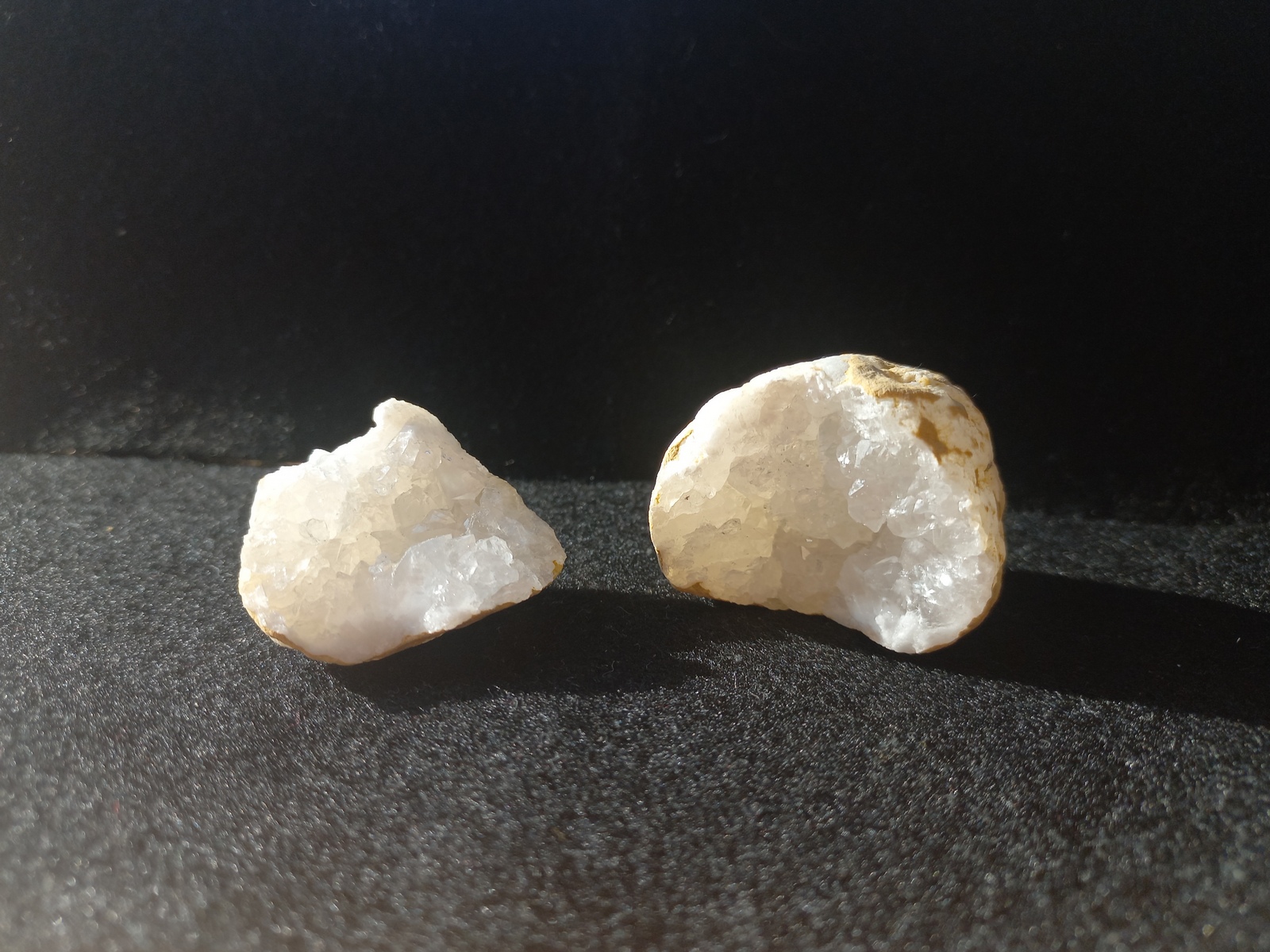 open quartz geode